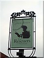 The Rescuers pub sign