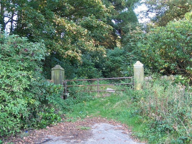 Thornseat Lodge Entrance Gate © Terry Robinson :: Geograph Britain and ...