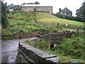 Bridge over stream - Godly Lane, Rishworth