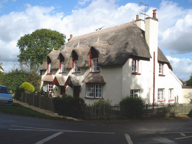 Thatched cottages, Powderham