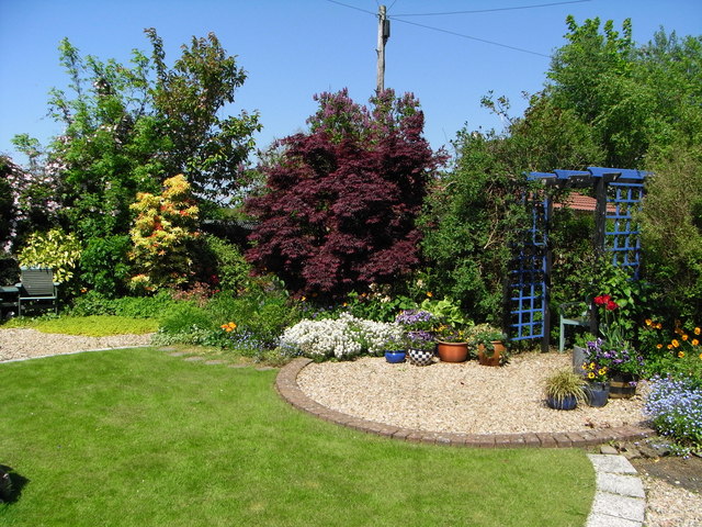 Garden in West Mains, East Kilbride
