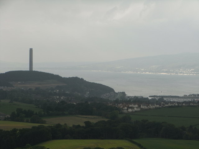 Inverkip and the Firth of Clyde