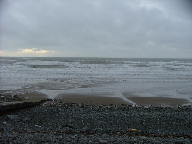 Borth Beach at the end of September