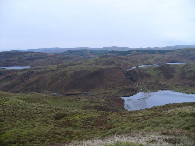 Loch a' Cheigein in the foreground