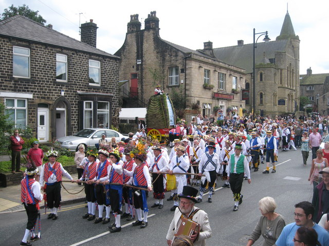 Saddleworth Rushcart Festival in... © Paul Anderson :: Geograph Britain ...