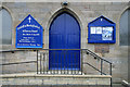 Entrance to the United Free Church in Cumnock