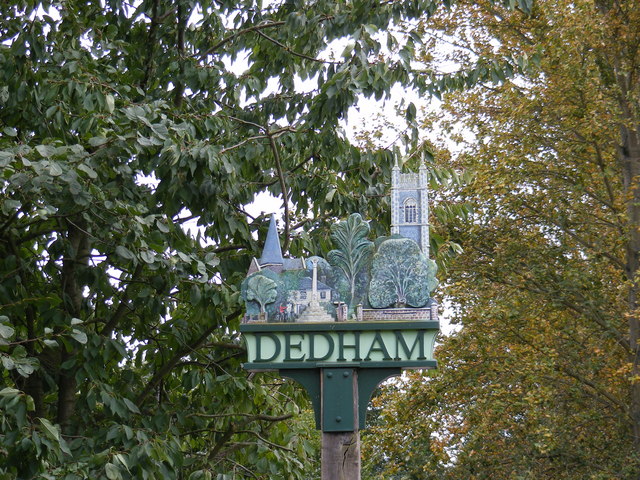Dedham Village Sign