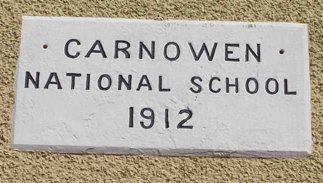 Plaque, Carnowen National School