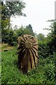 Sculpture made from an old beech tree