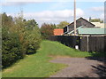 Footpath to the river past Raven