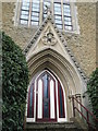 Entrance to small business located within The Wesley Centre