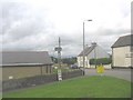 Road junction by the California Inn, Brynteg