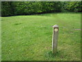 Way marker on the West Highland Way near Drymen