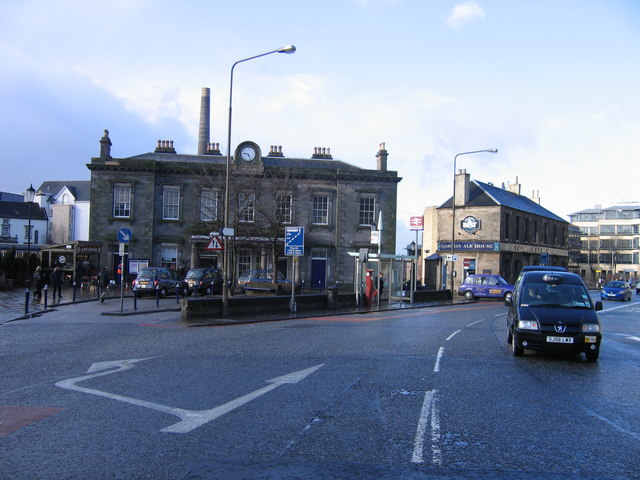 Haymarket Railway Station and Caledonian Ale House, Edinburgh