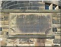 Plaque from old Methodist Chapel, Boulder Clough, Sowerby