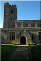 SP2422 : Bledington Church by Philip Halling