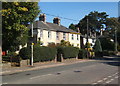 Houses by the B1115 road to Finborough