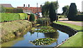 Pond by entrance to Green Farm