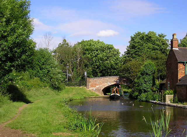 Coventry Canal At Fradley Bridge,... © Roger Kidd Cc-by-sa/2.0 ...